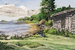 Watercolors - Out to Patten Point