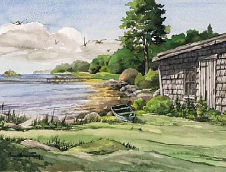 Watercolors - Out to Patten Point